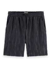 SCOTCH AND SODA Cotton Terry Jacquard Shorts at Gravity NYC